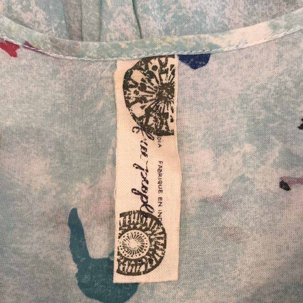 Free People Blue Bird Tank Top Size S - Picture 7 of 9